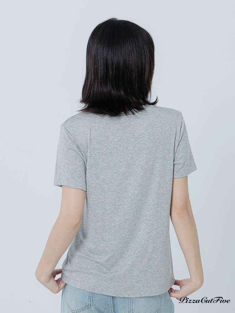 [兩件999]涼感素色圓領短袖上衣 PizzaCutFive PCF262404033