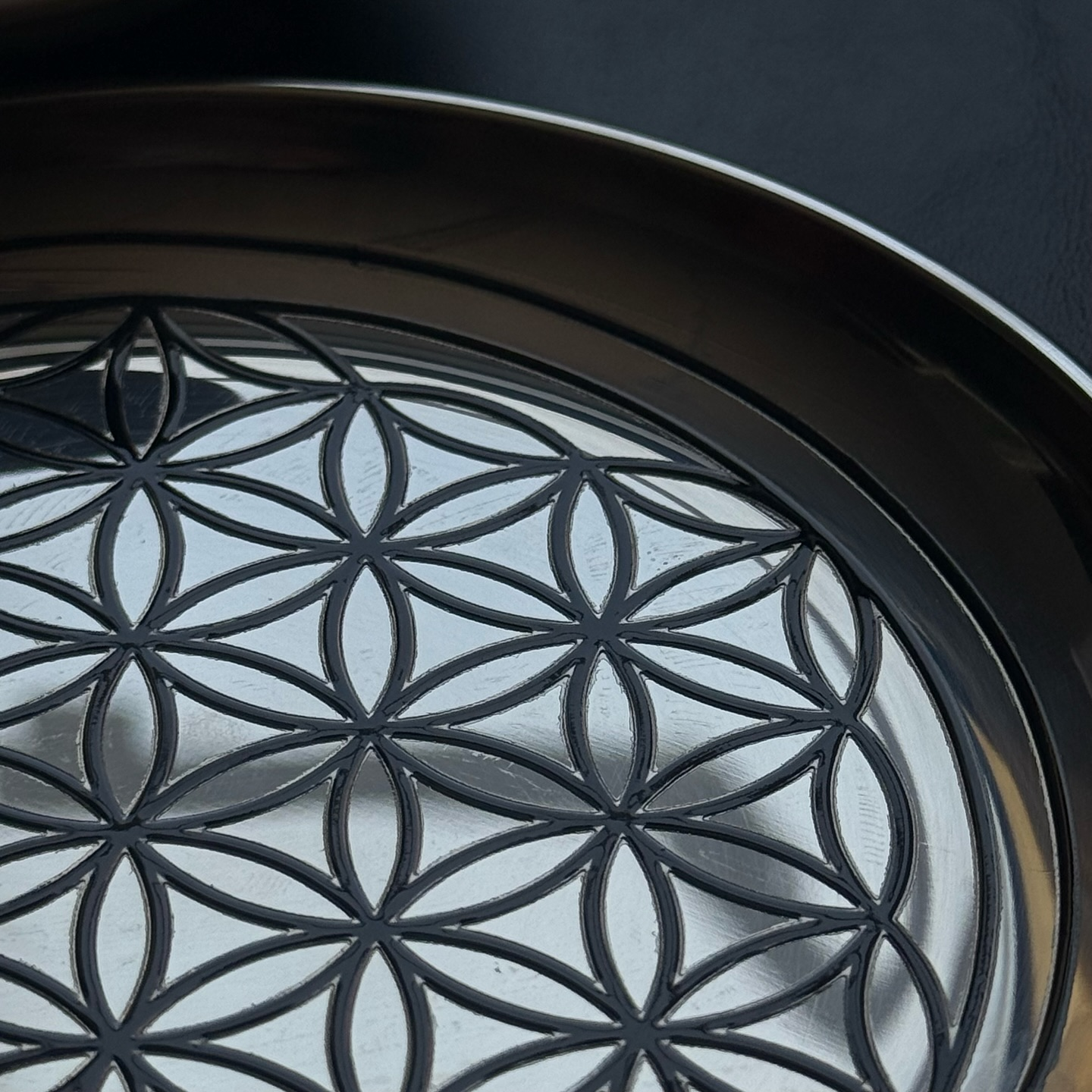 [原石] 生命之花 金屬收納盤