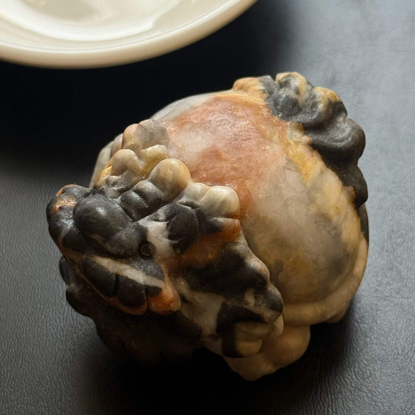 [原石] 原礦硃砂共生石英岩 龍龜