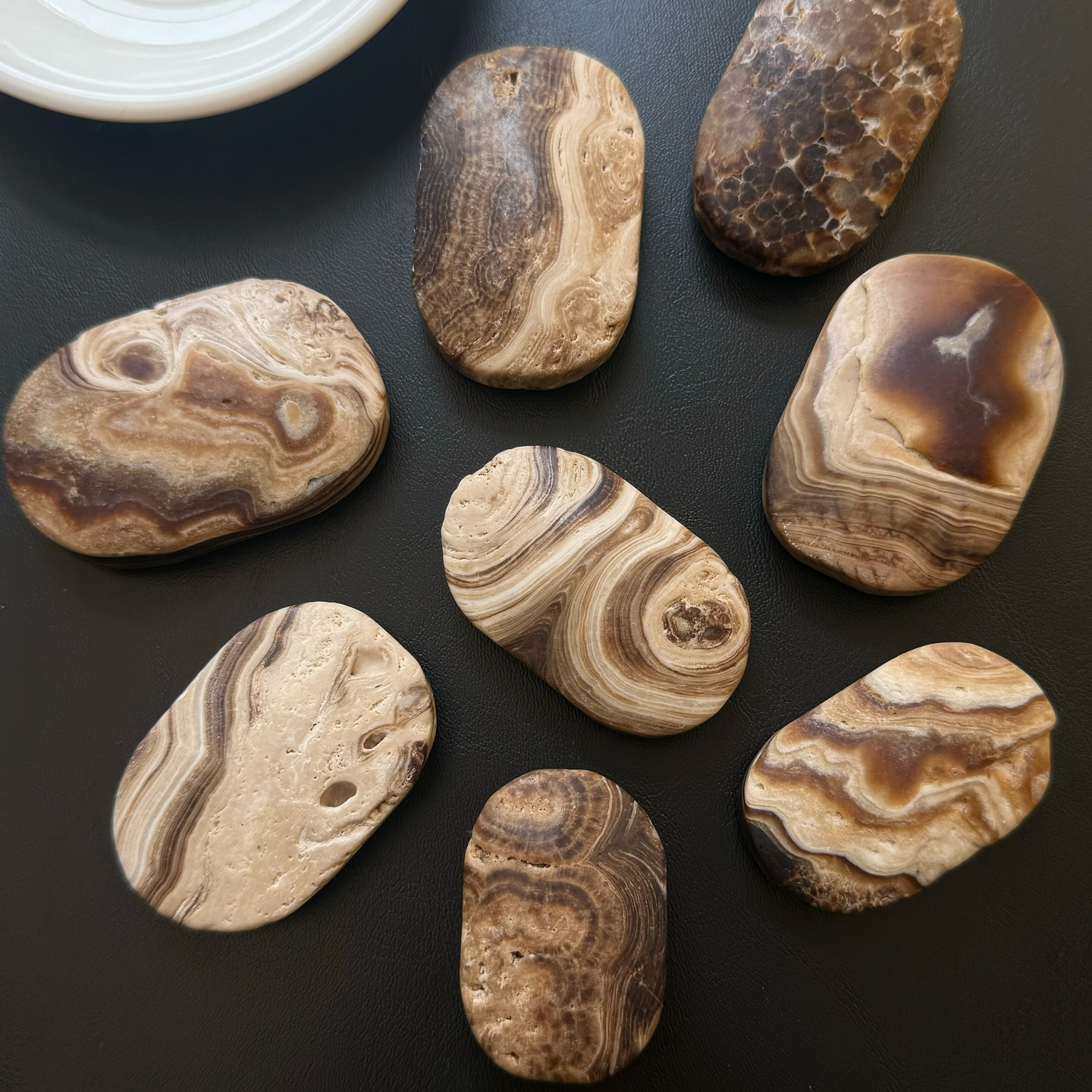 [原石] 琥珀瑪瑙 水晶把玩