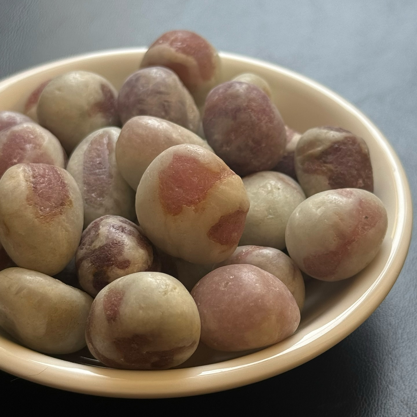 [原石] 粉紅碧璽 水晶滾石