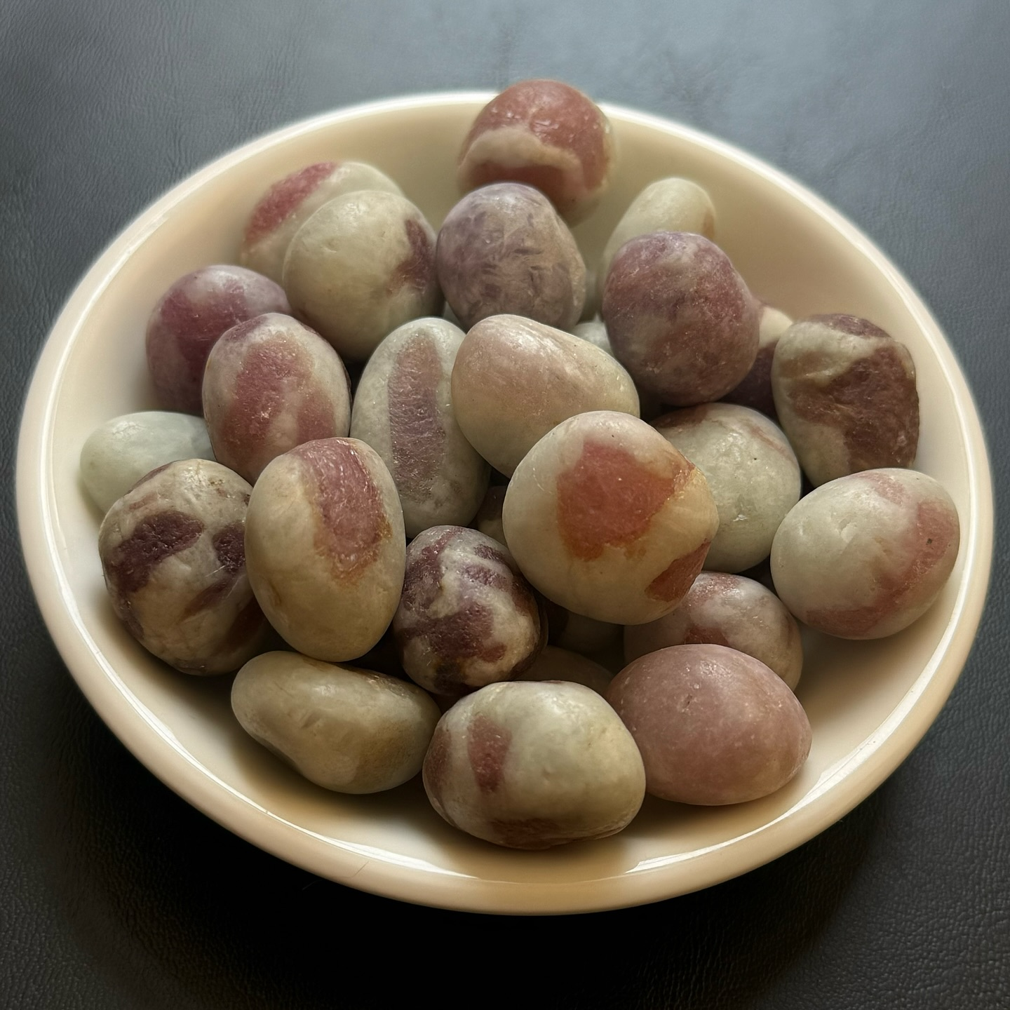 [原石] 粉紅碧璽 水晶滾石