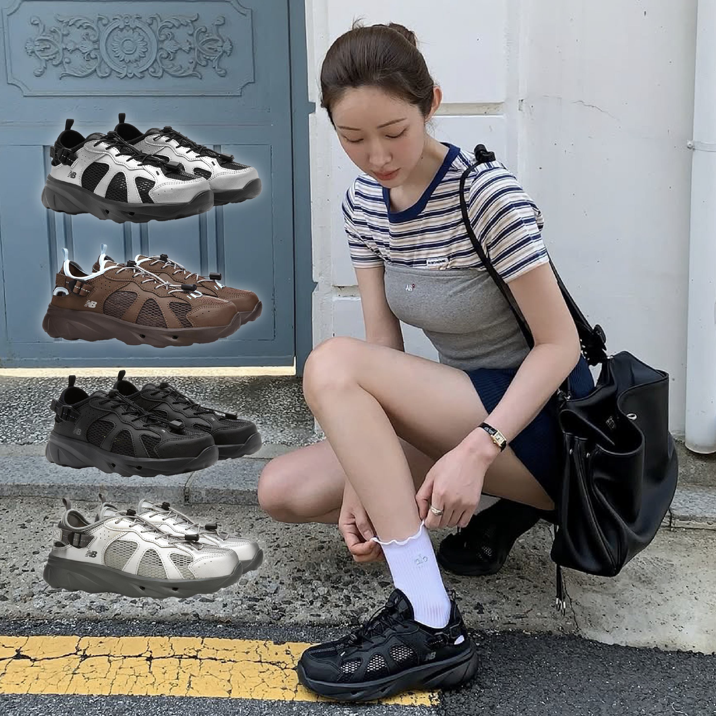 🇰🇷 NEW BALANCE NB KAVE 運動涼鞋 機能性 免綁鞋帶 男女鞋 SD2401 / 預購