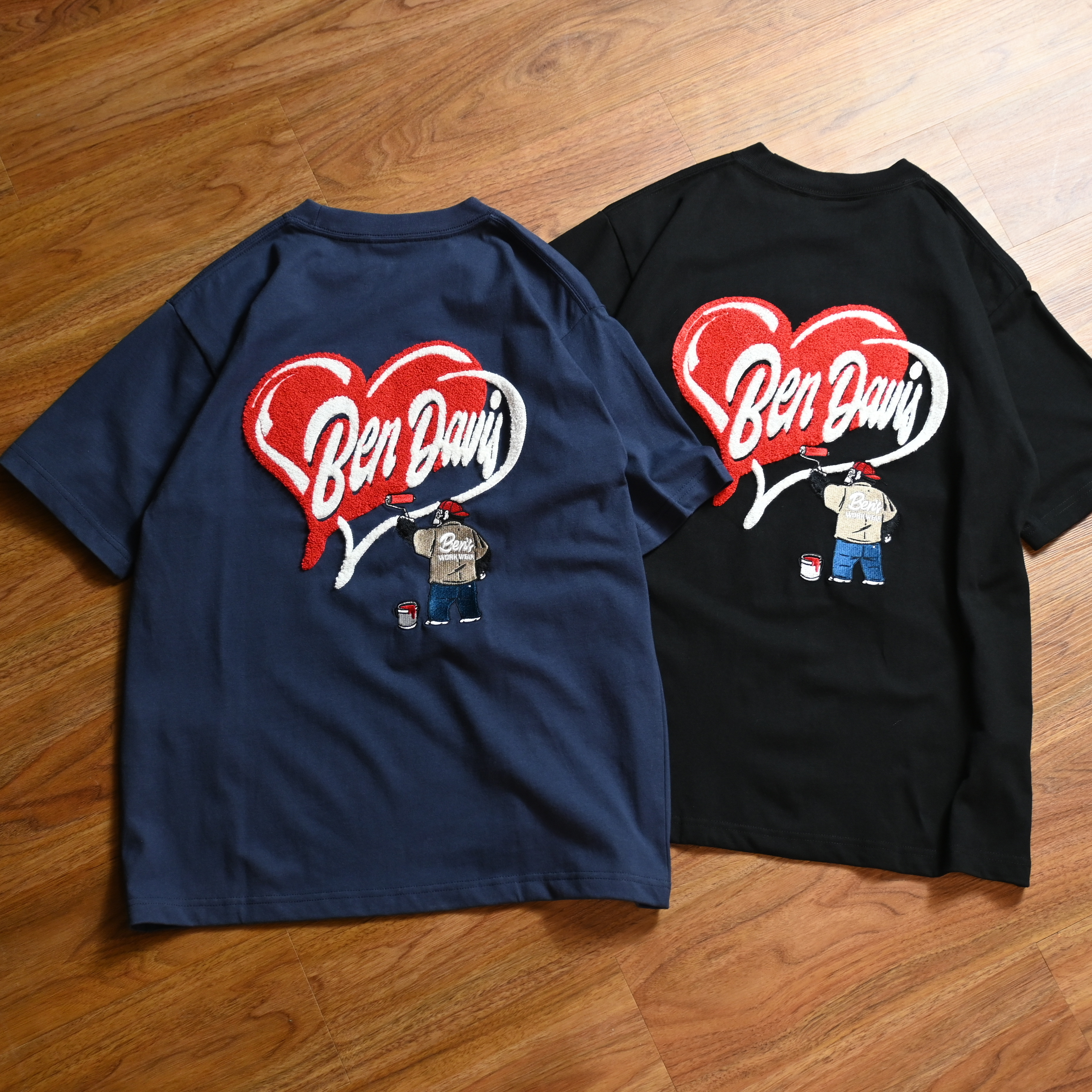 Ben Davis JP Heart Chenille Tee
