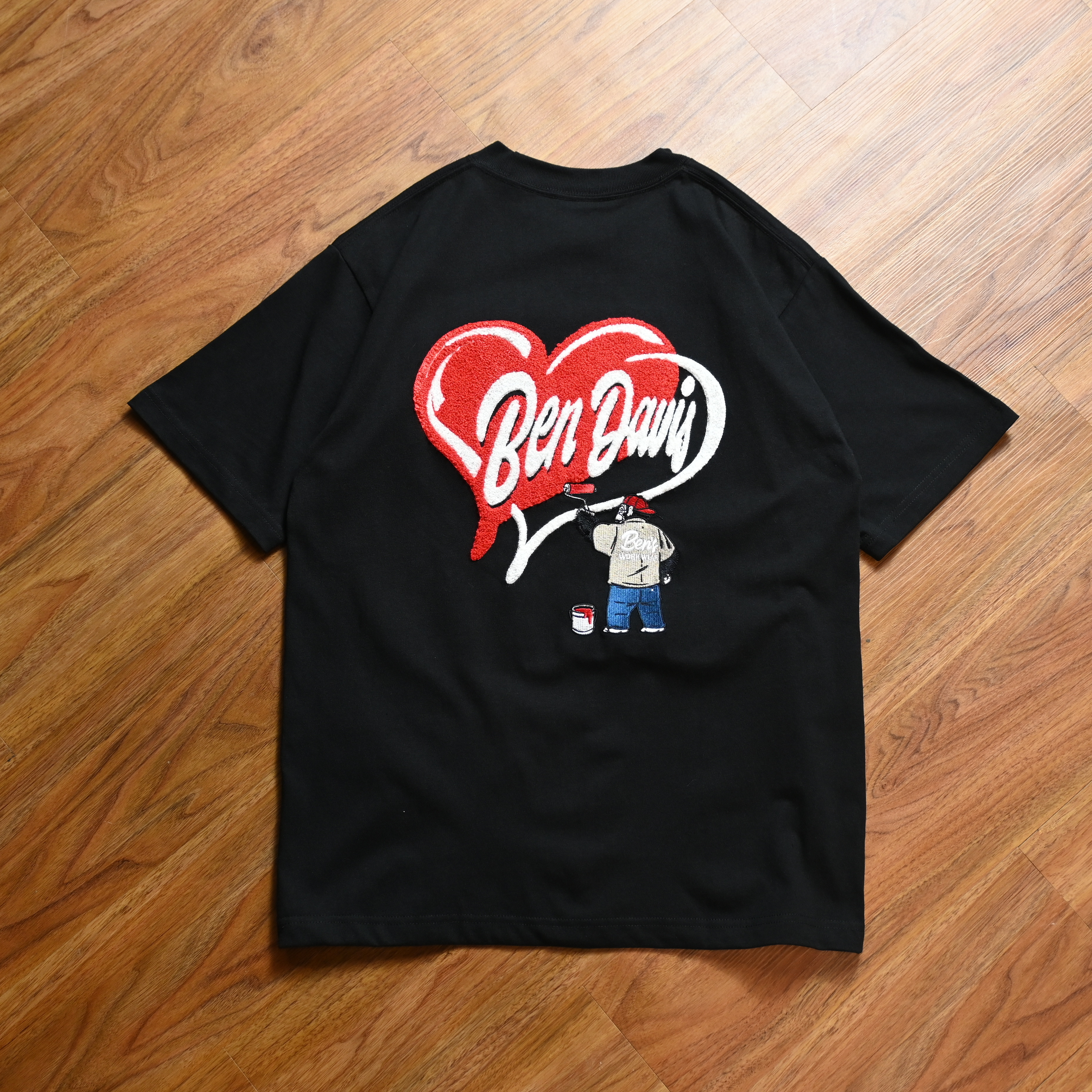 Ben Davis JP Heart Chenille Tee