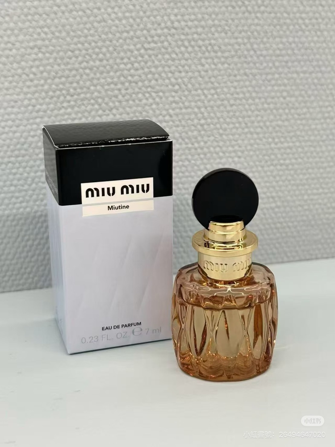 <下午5點下架⚡️>  MIU MIU-MIUTINE淡香精 7ML沾式小香
