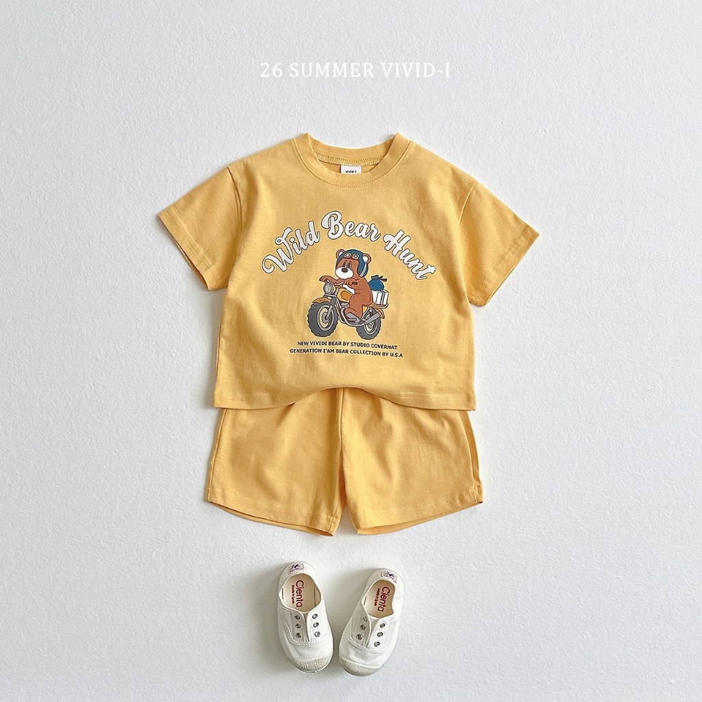 正韓夏vividi 熊熊摩托車套裝