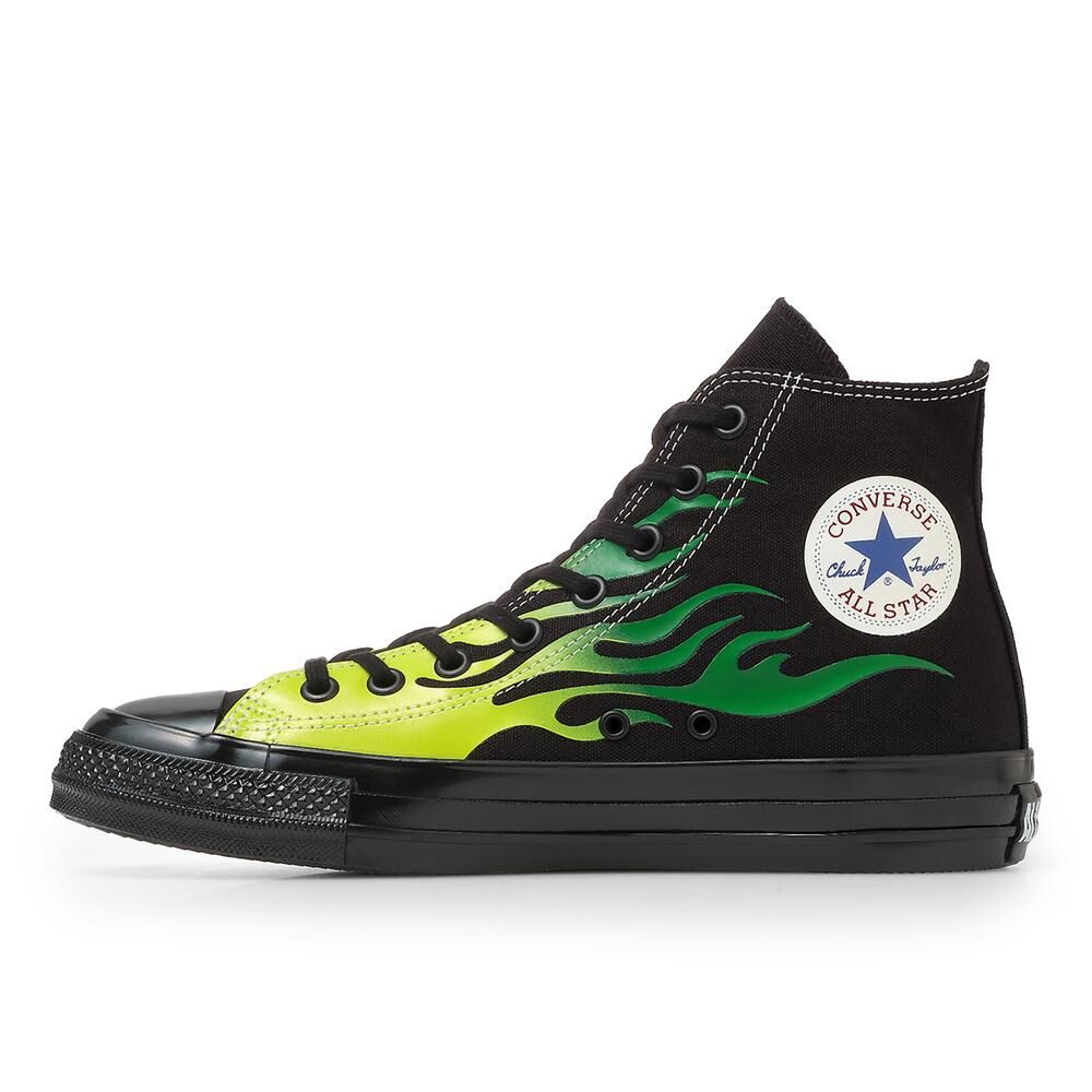 Converse AS Aged Ignt HI 日本限定 火焰 黑色 青焰 男女 高筒 帆布鞋 31317131