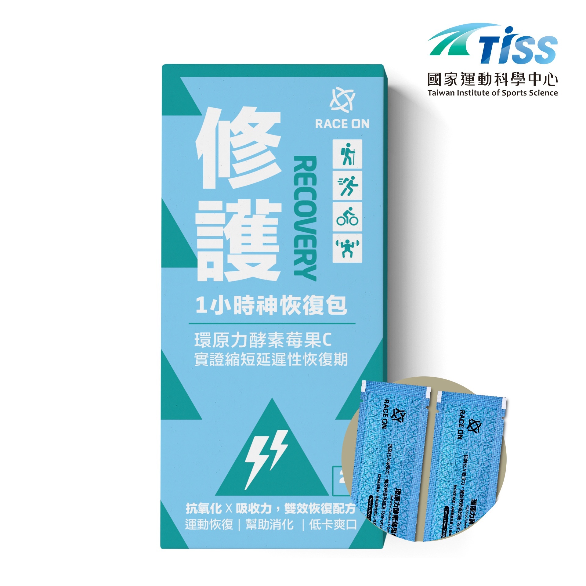 RACE ON 【修護隨手包】1小時神恢復（環原力酵素苺果C×2條）