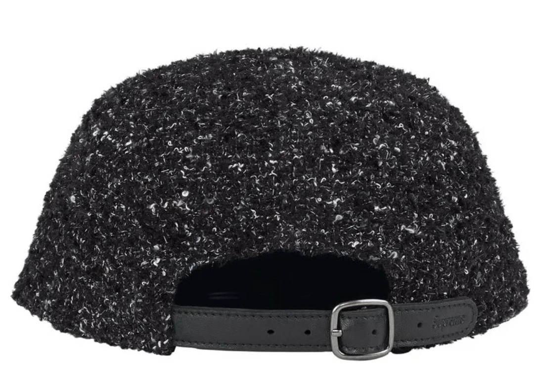 2026SS Supreme Bouclé Camp Cap 刺繡 小香風 混色 五分割帽 帽子 現貨 SS26H78