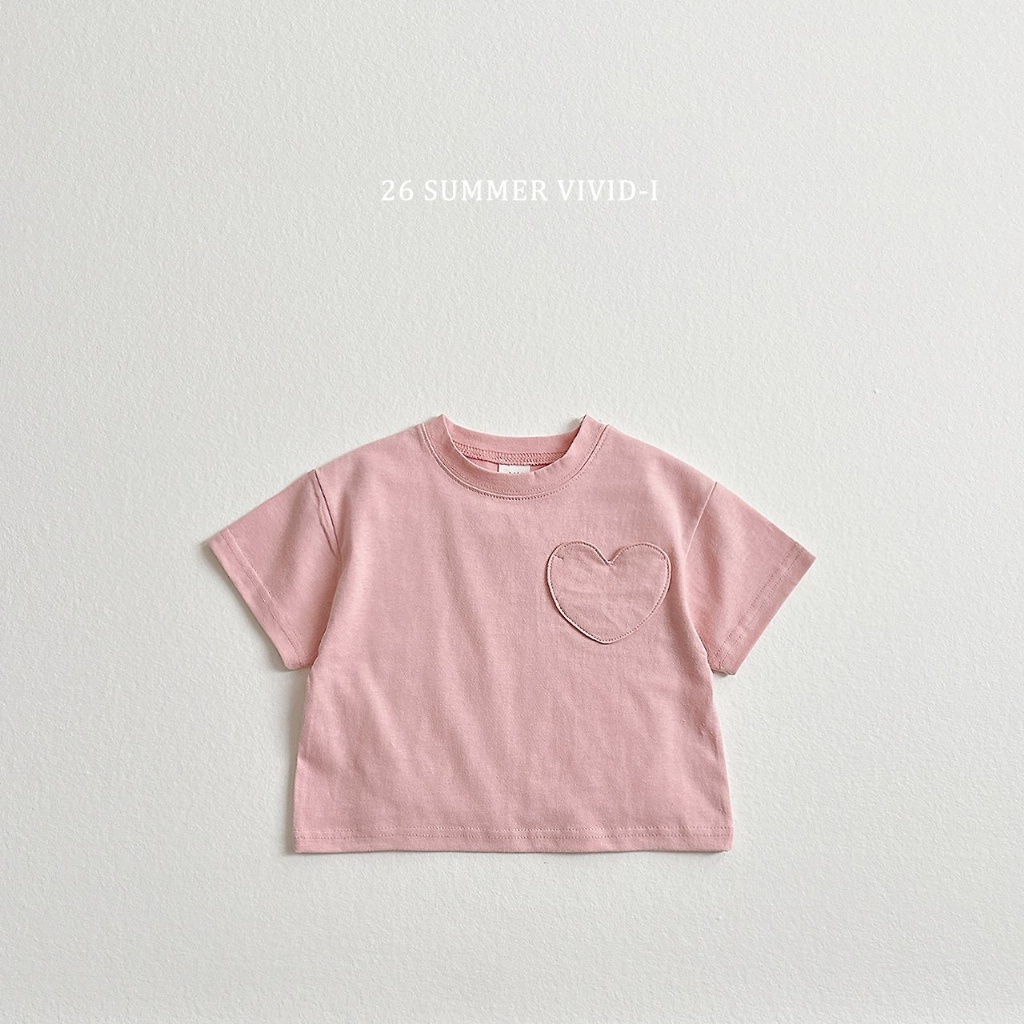正韓夏vividi 三色愛心上衣