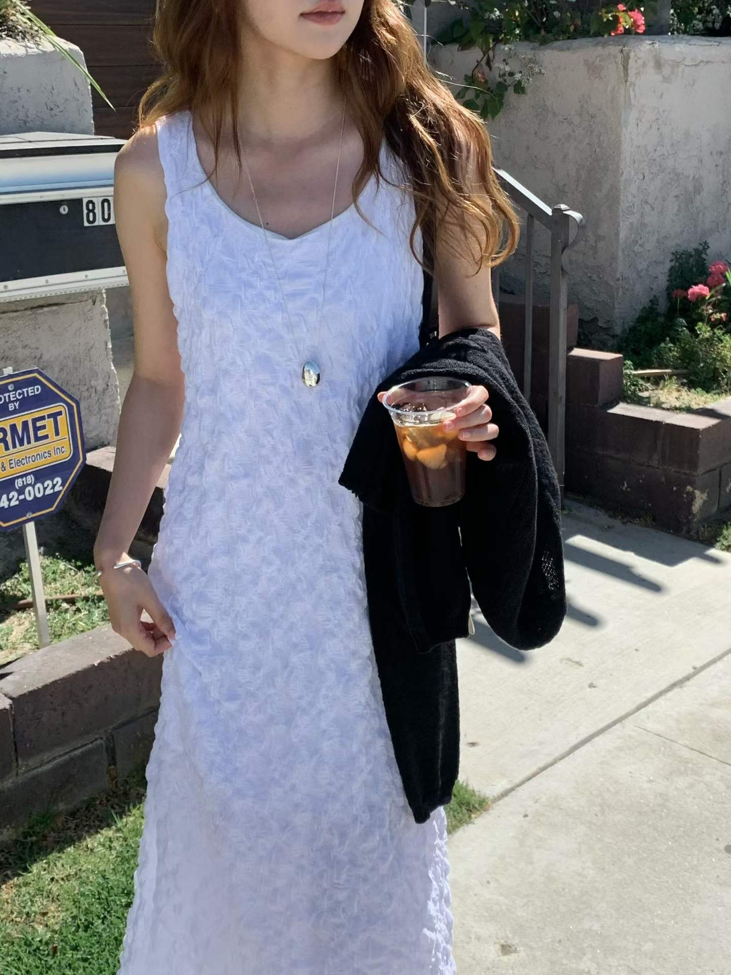 Apr6109本期推薦 簡約質感 修身不顯臀皺皺懶人洋