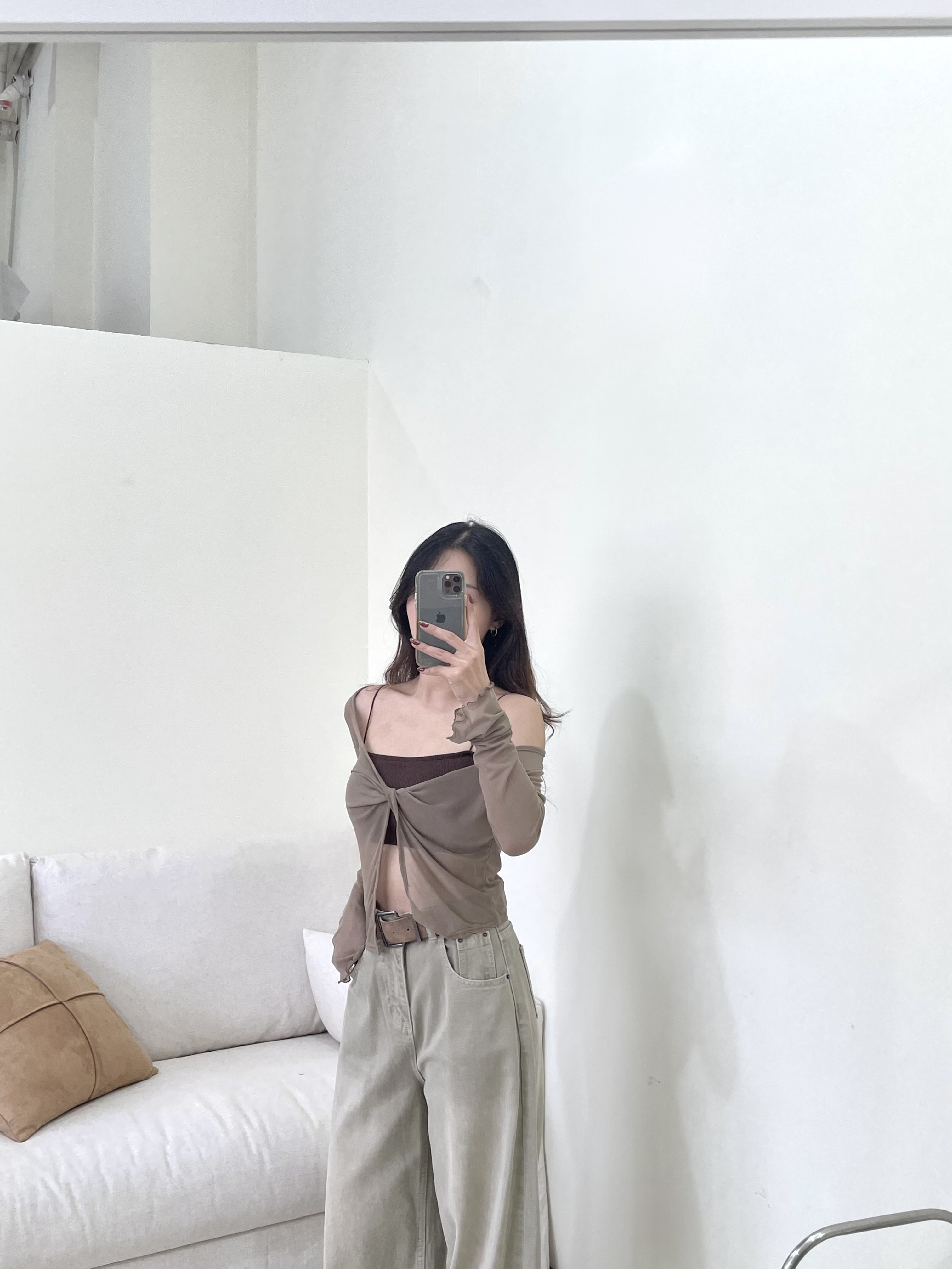 歐美設計 透膚扭結網紗SET