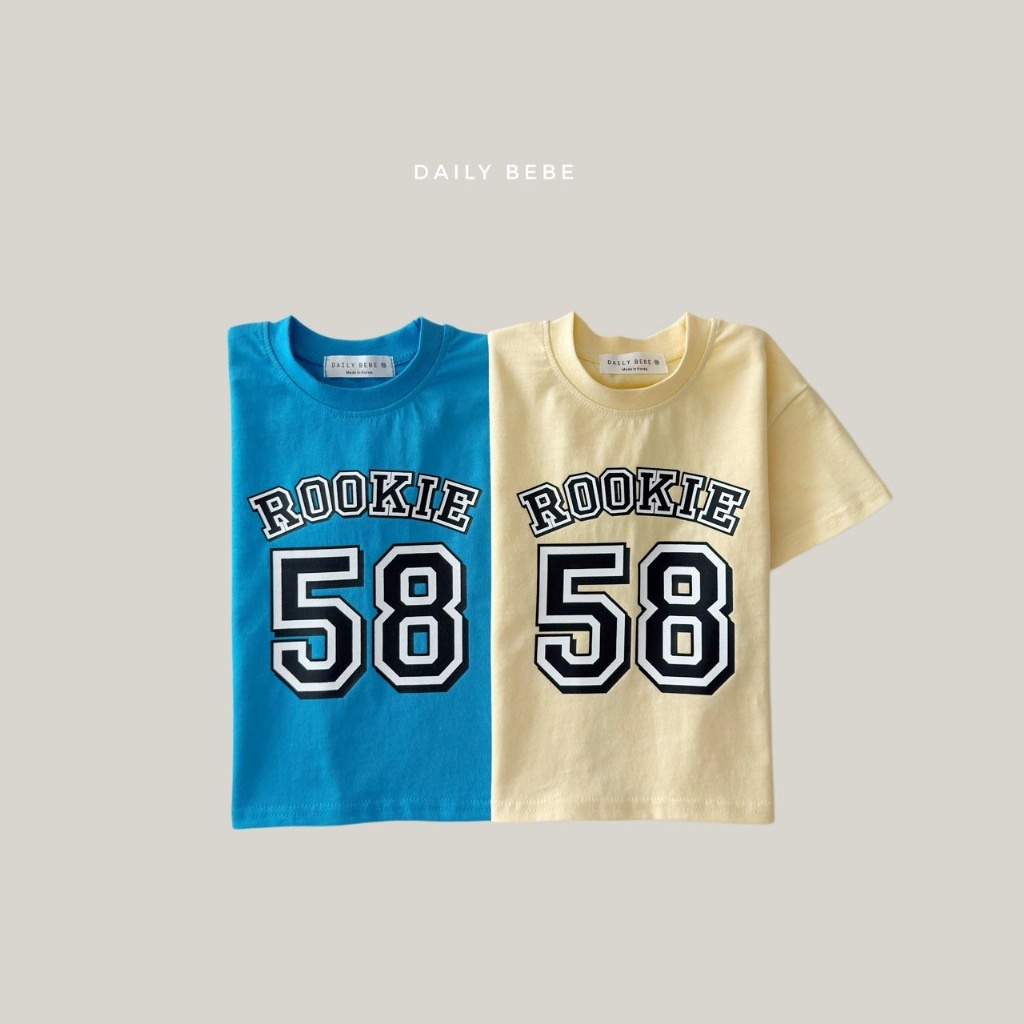 正韓夏Daily Bebe 兩色純棉rookie88上衣