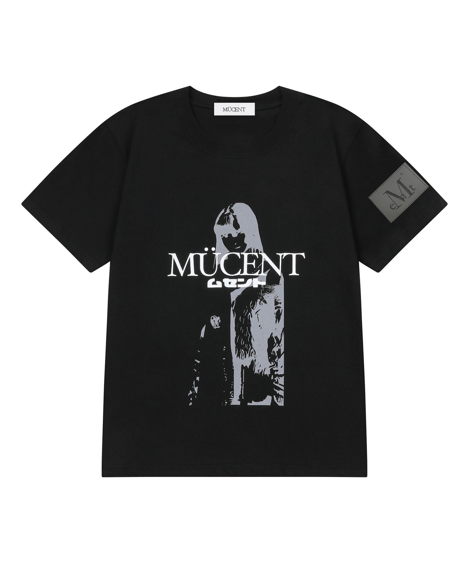 MUCENT 日文字母短袖T恤 P0000CGA