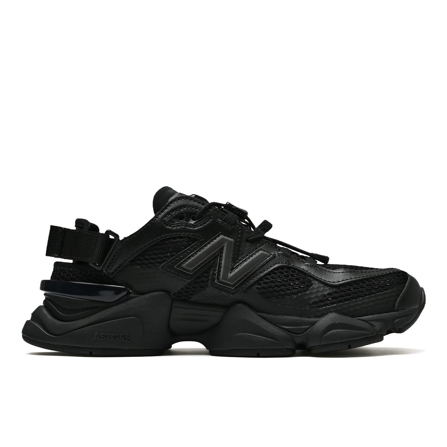 預購┃new balance 9060 summer U90604SC 全黑 網布 涼鞋 魔鬼氈