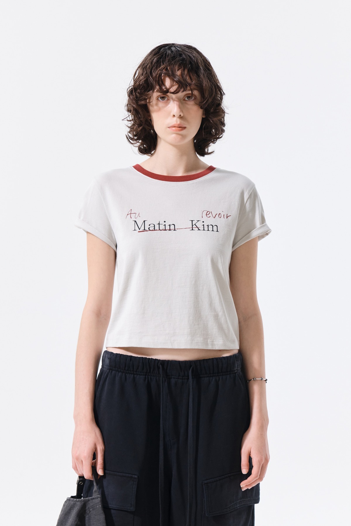\平過香港超多😱4日限定直播價｜入code 3件-$58 / Matin Kim｜女生短版MK2634TS020M [3 colors]✨關鍵字：M51