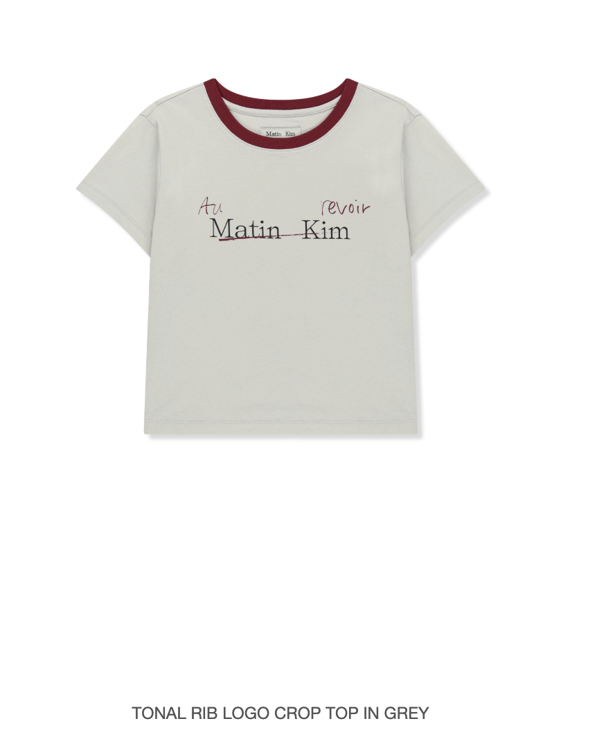 \平過香港超多😱4日限定直播價｜入code 3件-$58 / Matin Kim｜女生短版MK2634TS020M [3 colors]✨關鍵字：M51