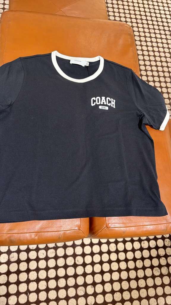 YP082 Coach 1941 黑色色圓領短袖 女裝TEE