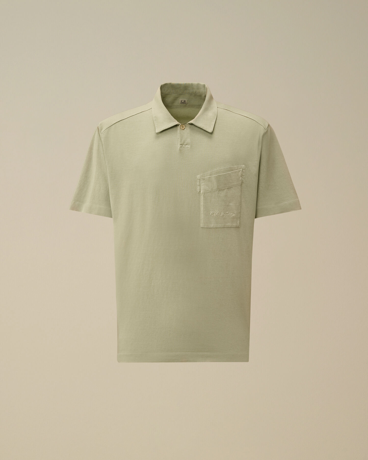 【代購】CP COMPANY 1020 棉質針織短袖Polo 基本款翻領上衣