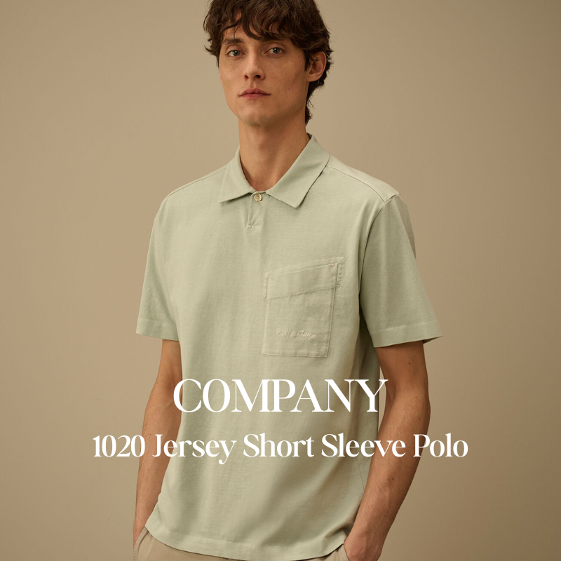 【代購】CP COMPANY 1020 棉質針織短袖Polo 基本款翻領上衣