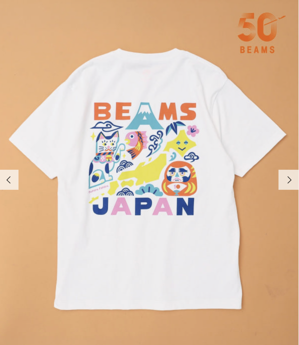 【BEAMS JAPAN 10週年】【定製】tupera tupera / 日本吉祥物系列 T恤