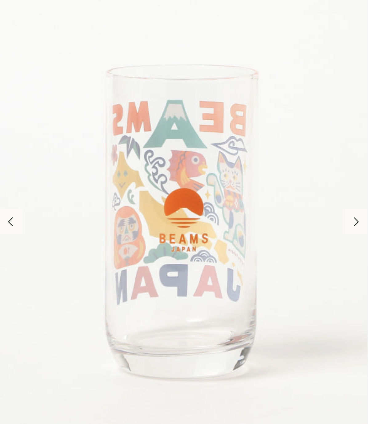 【BEAMS JAPAN 10週年】【定製】tupera tupera / 日本吉祥物收藏 玻璃杯