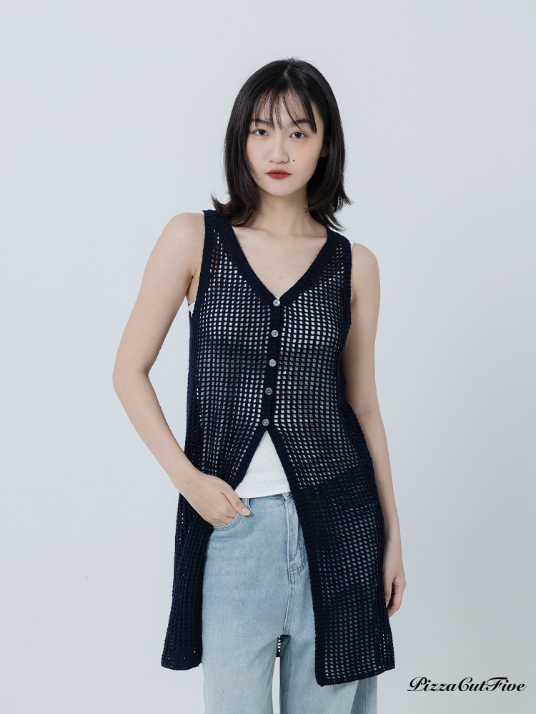 網狀造型背心 PizzaCutFive PCF262411009