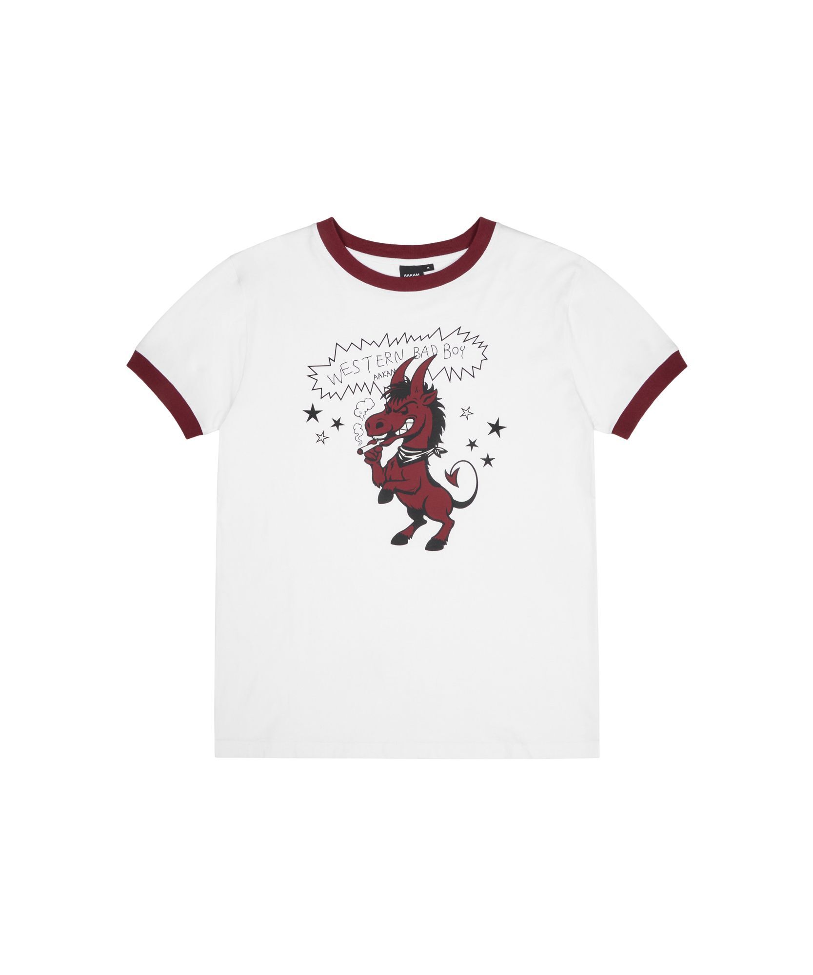 AAKAM Bad Horse 羅紋領上衣 AK26TOP31WH