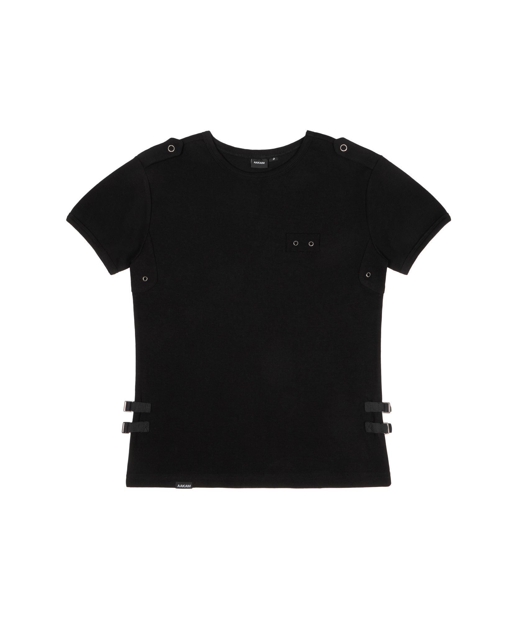 AAKAM 戰術風短版上衣 AK26TOP25BK