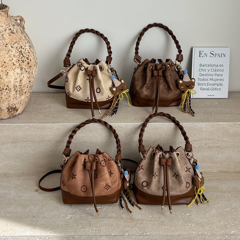 Trendy Bucket Handheld Crossbody Bag