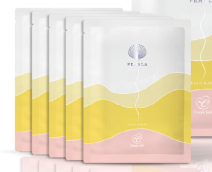 AB260422-G112-Coeur Joli-PEARLA 面膜-25MLx5片 （買1送1共2包）(EXP-2029)