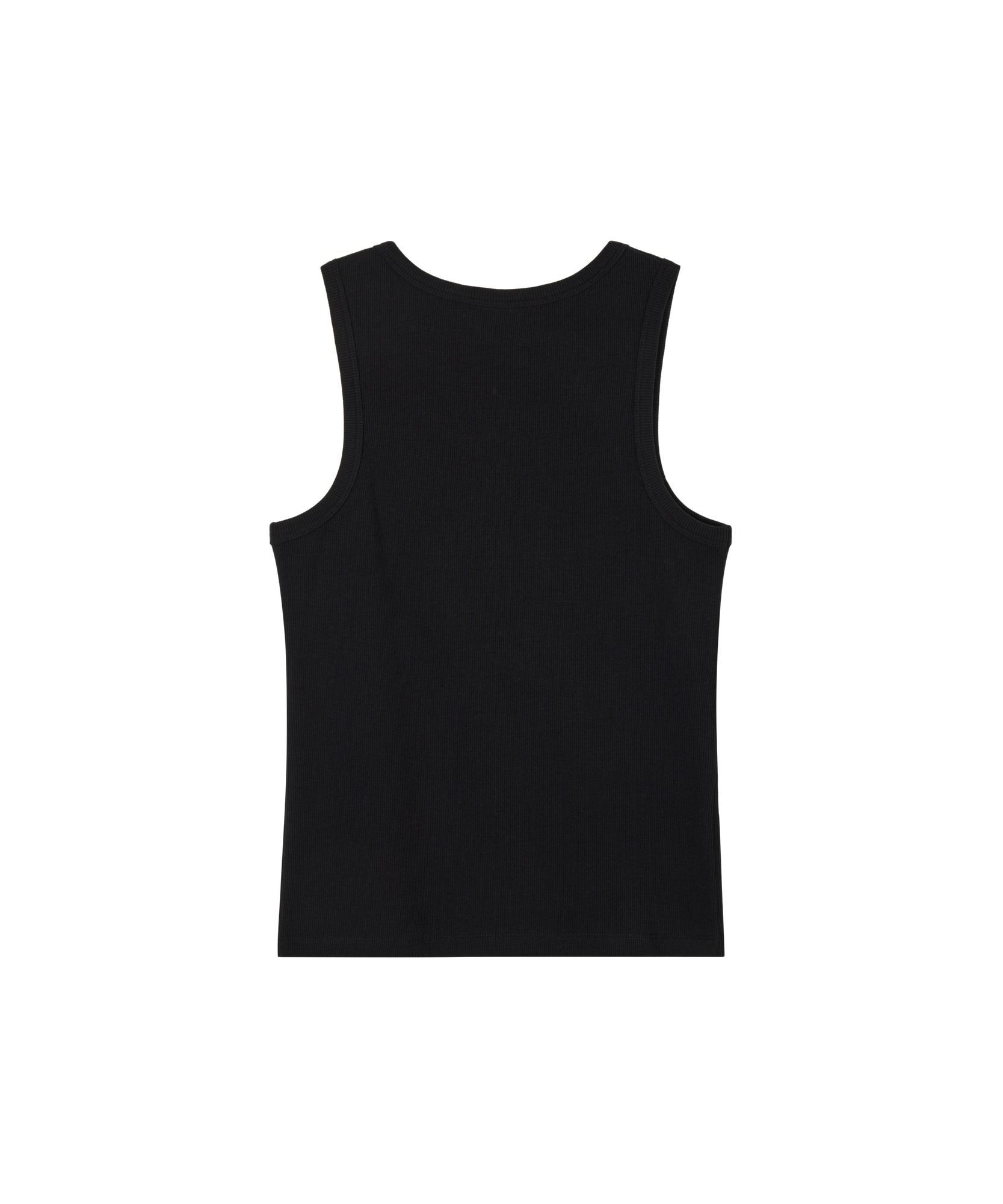 AAKAM 斜扣無袖背心 AK26TOP24BK