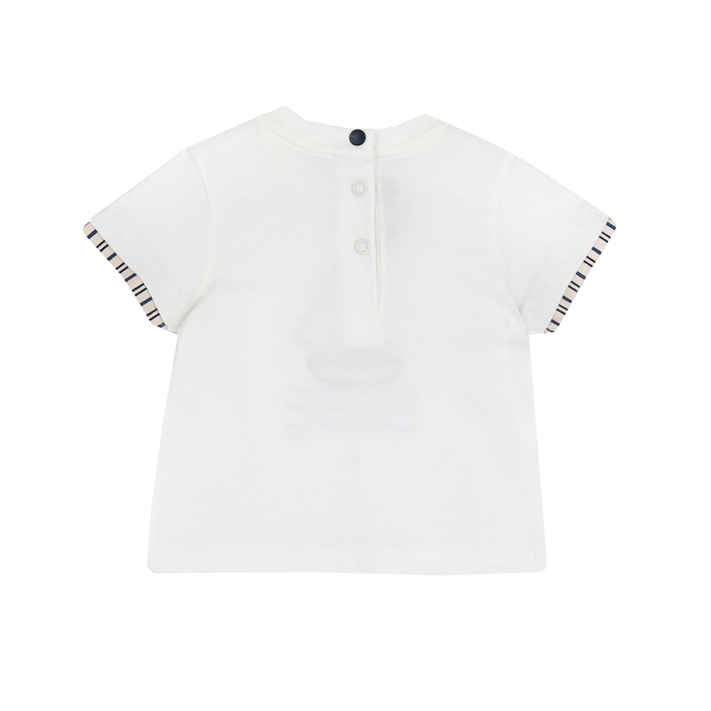 海洋帆船-印圖+繡短袖上衣