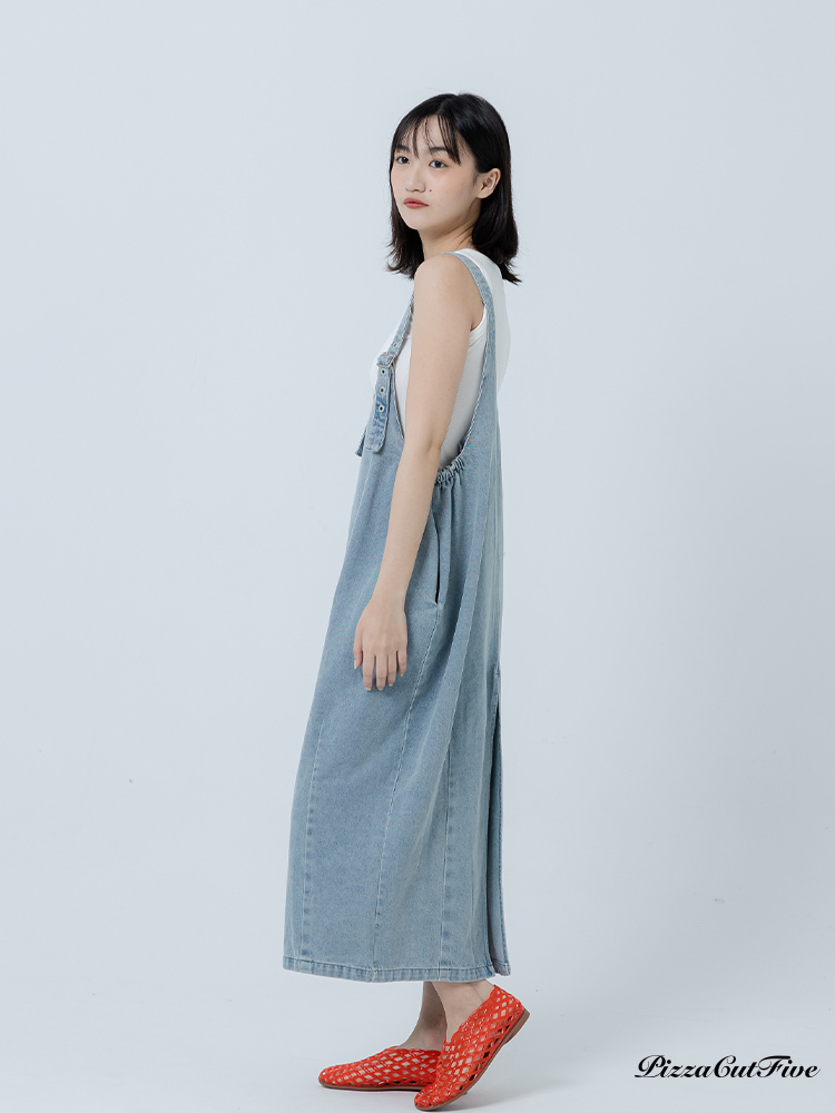 花苞輪廓輕牛仔洋裝 PizzaCutFive PCF262487040