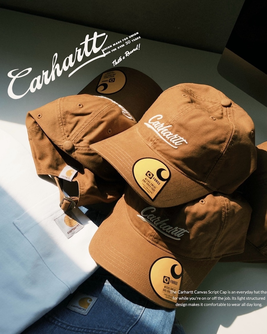 ｜海外限時折扣🇺🇸｜CARHARTT Force® Utility 草寫Logo 老帽