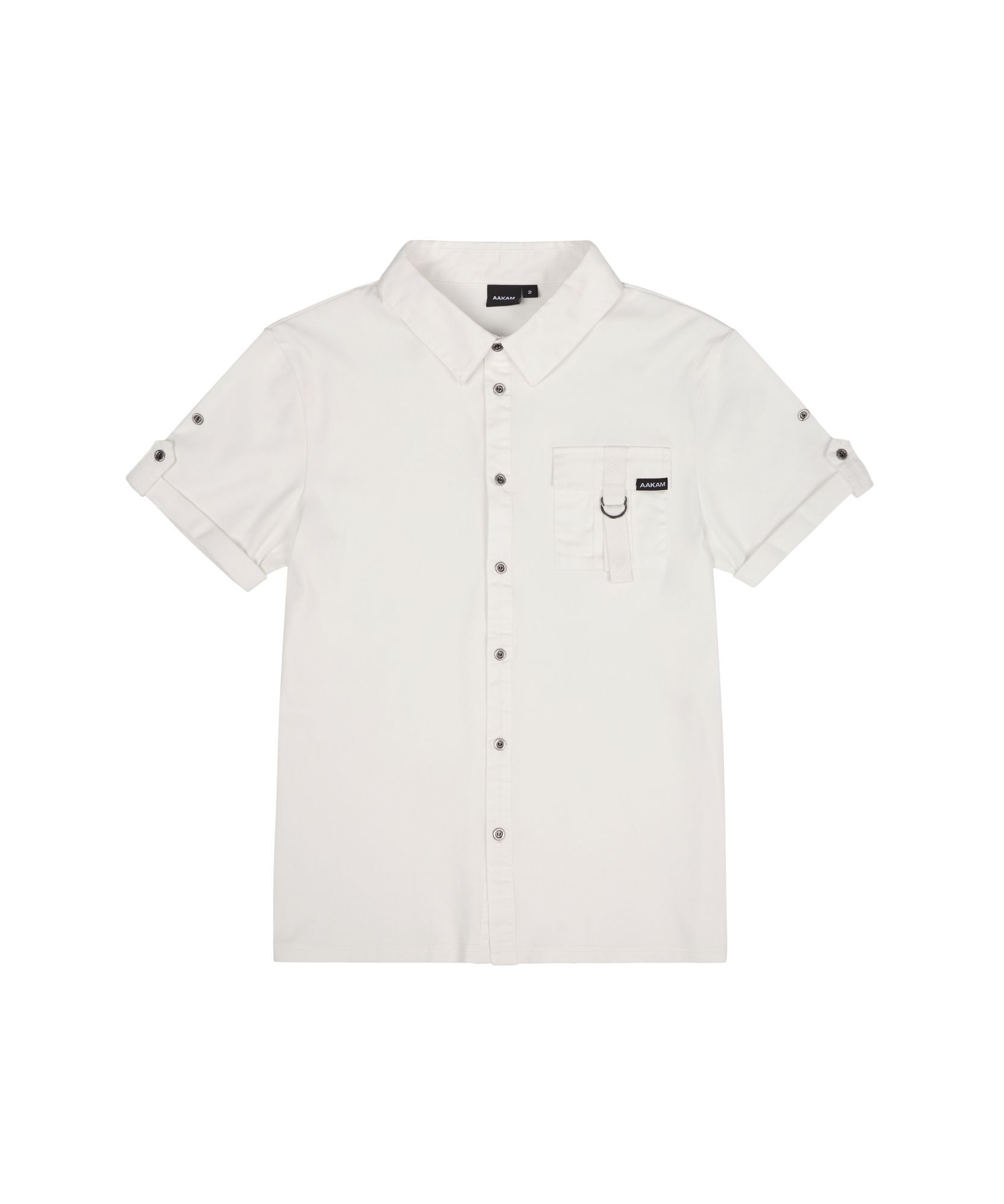 AAKAM 捲袖口袋襯衫 AK26TOP20WH