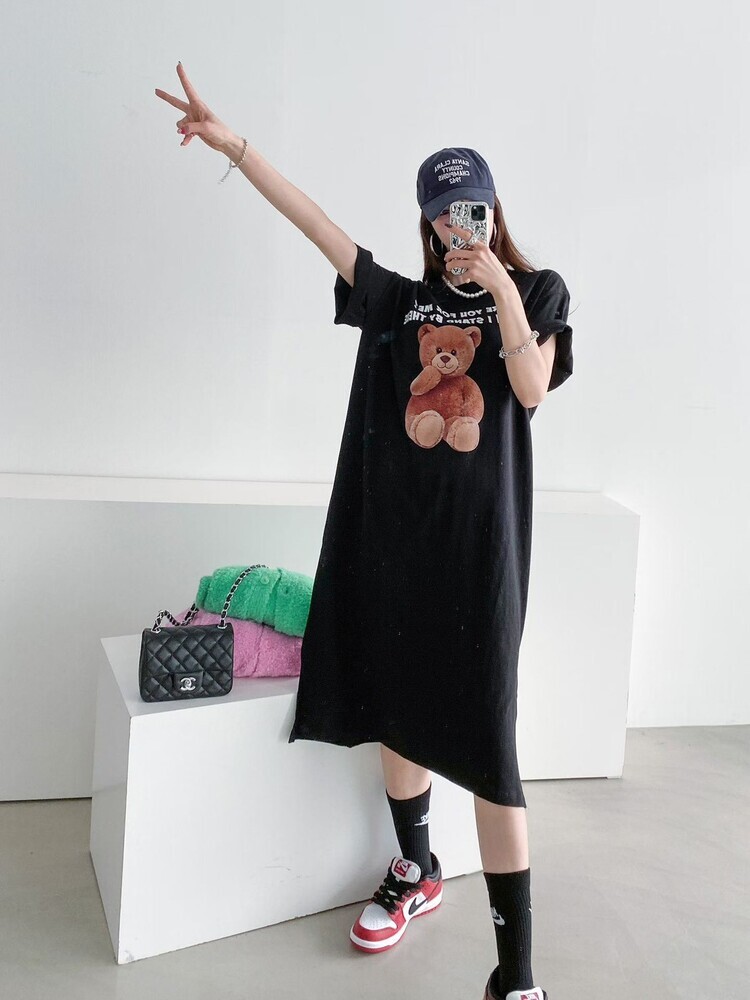 【現貨+預購】英字泰迪熊熊長洋『預購時間7-14天』