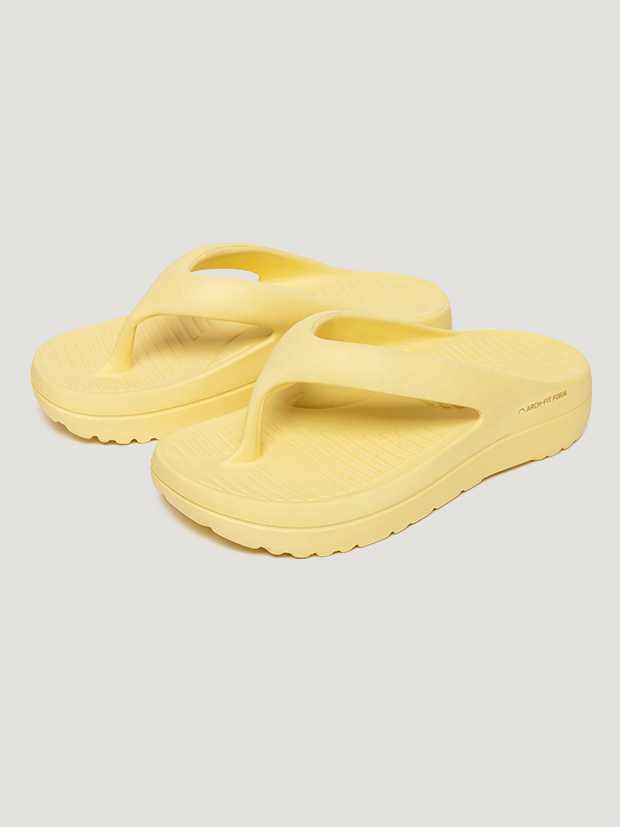 AKIII |Arch fit form flipflop - Lemon (8colors)