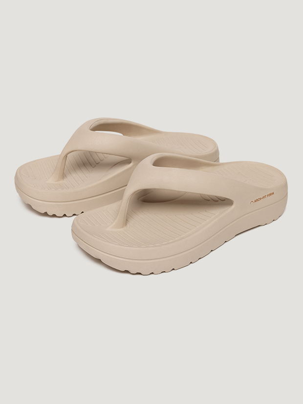 AKIII |Arch fit form flipflop - Sahara beige(8colors)