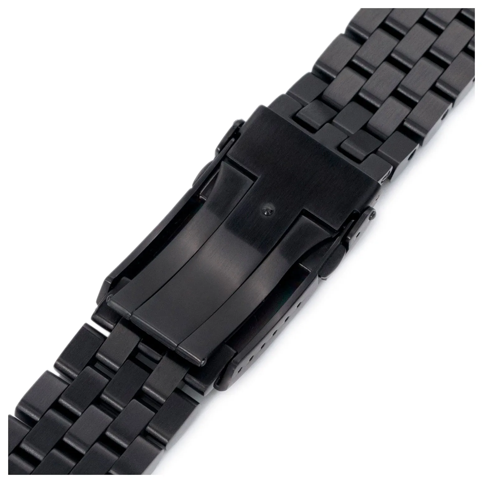 萬年鐘錶 - 太空人錶帶 SEIKO  潛水錶專用錶帶 通用帶頭22MM  工程師二代全黑鋼錶帶 SS222220BLC024