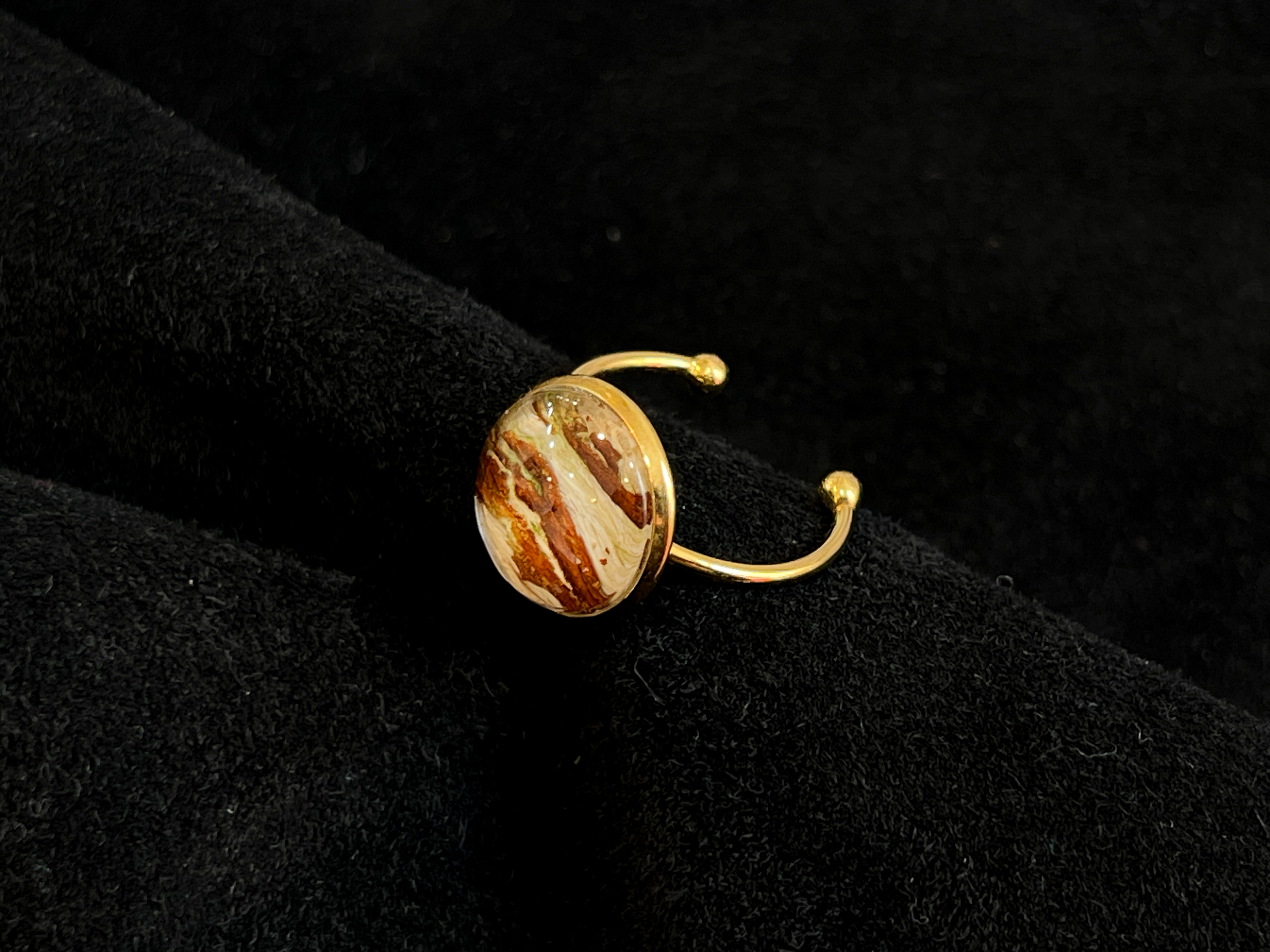 The Lovely Rings｜樹皮 不鏽鋼戒指