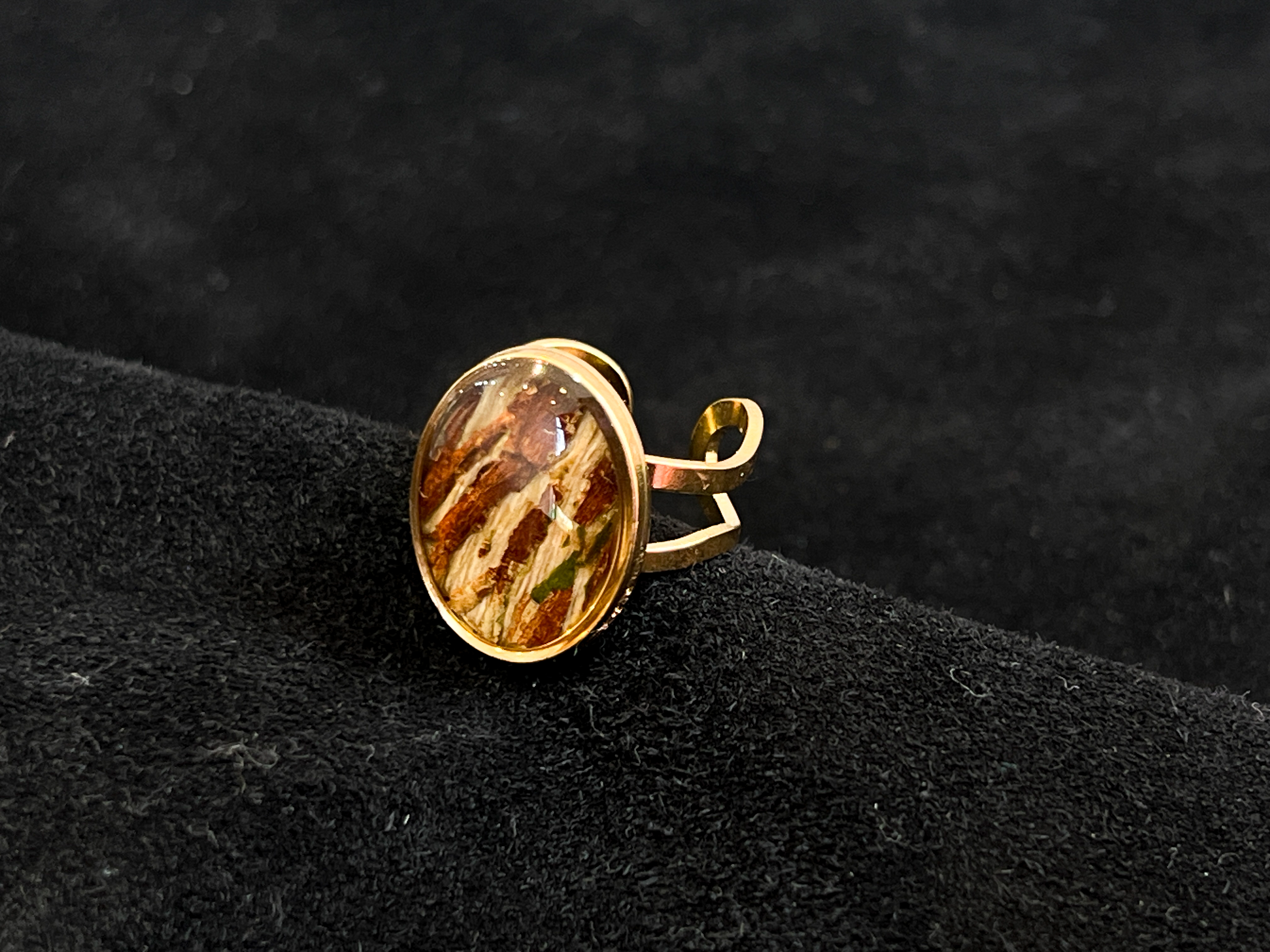 The Lovely Rings｜樹皮 不鏽鋼戒指
