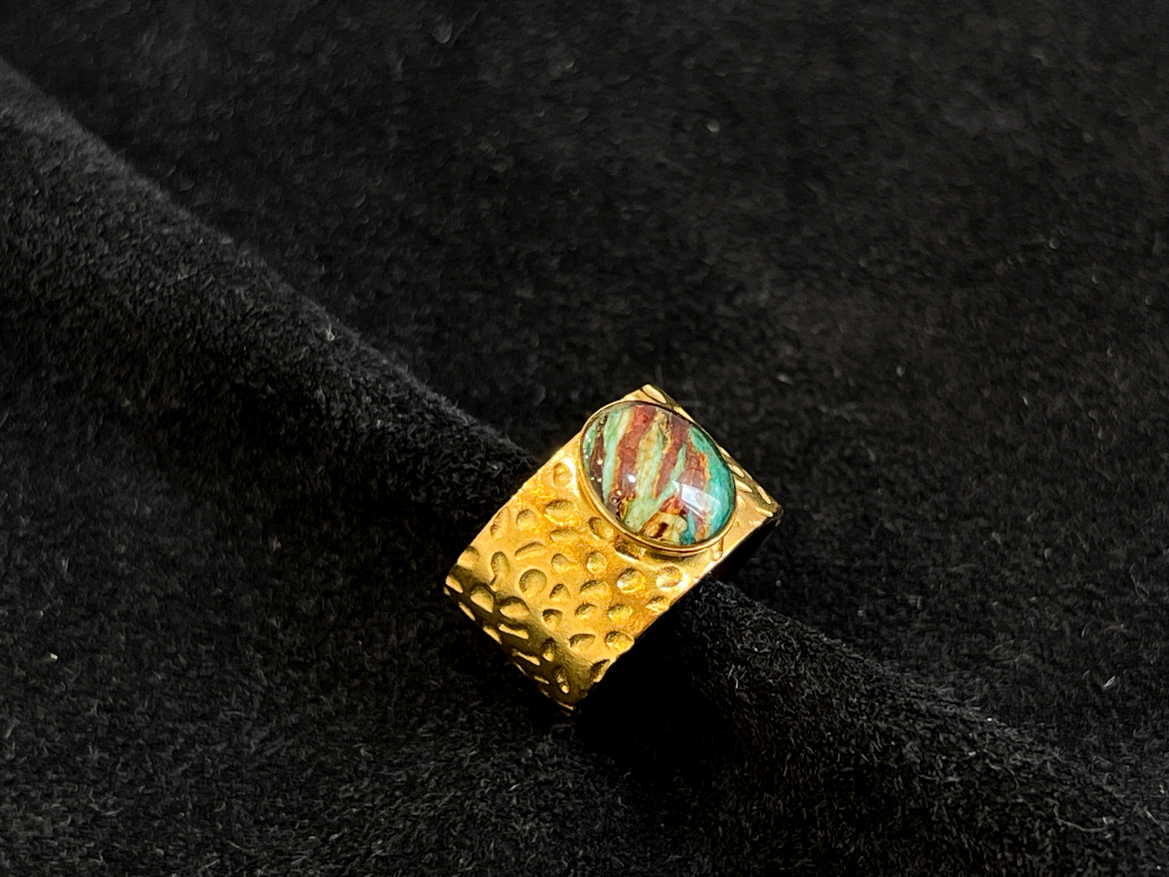 The Lovely Rings｜樹皮 不鏽鋼戒指