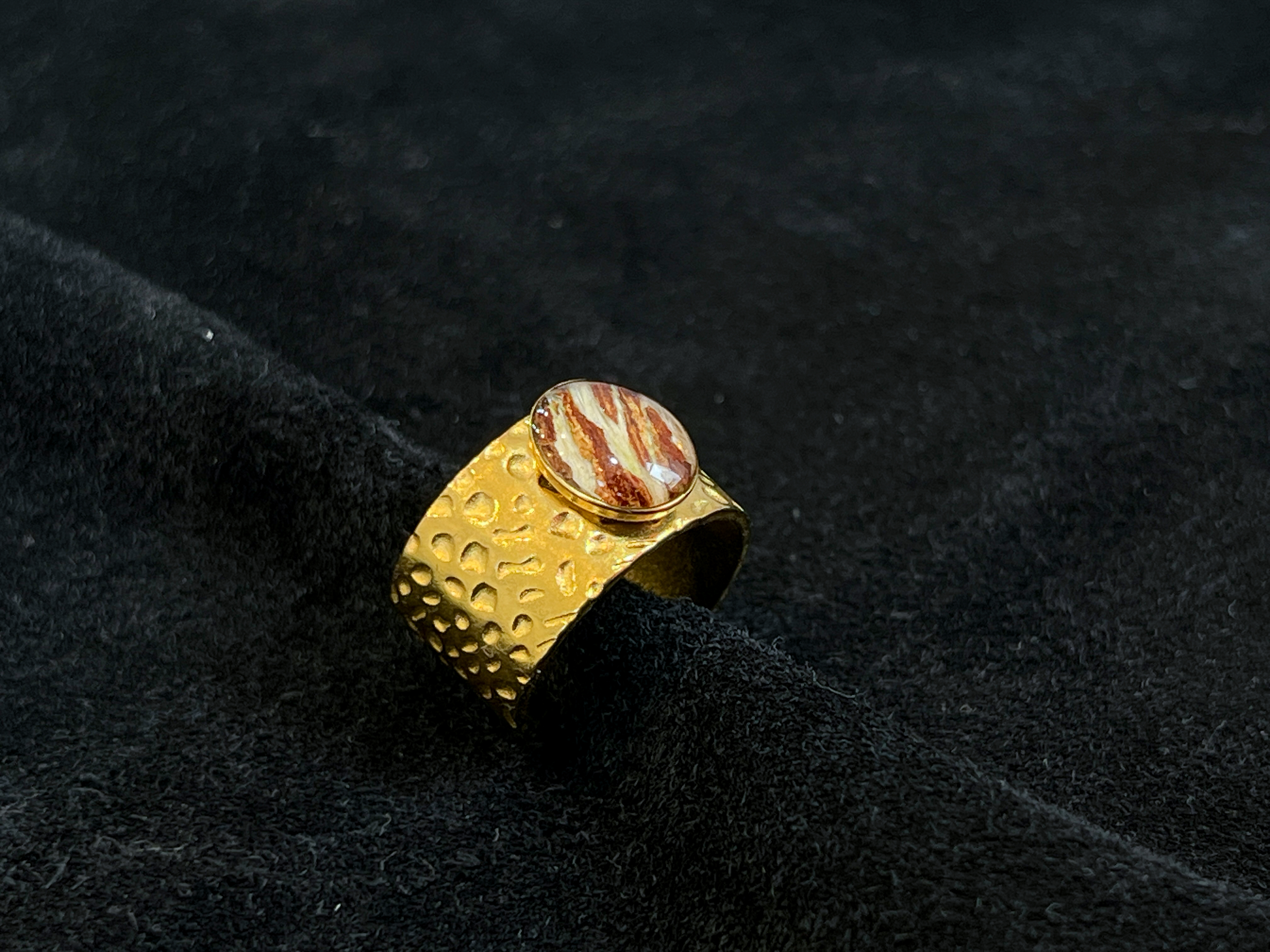 The Lovely Rings｜樹皮 不鏽鋼戒指