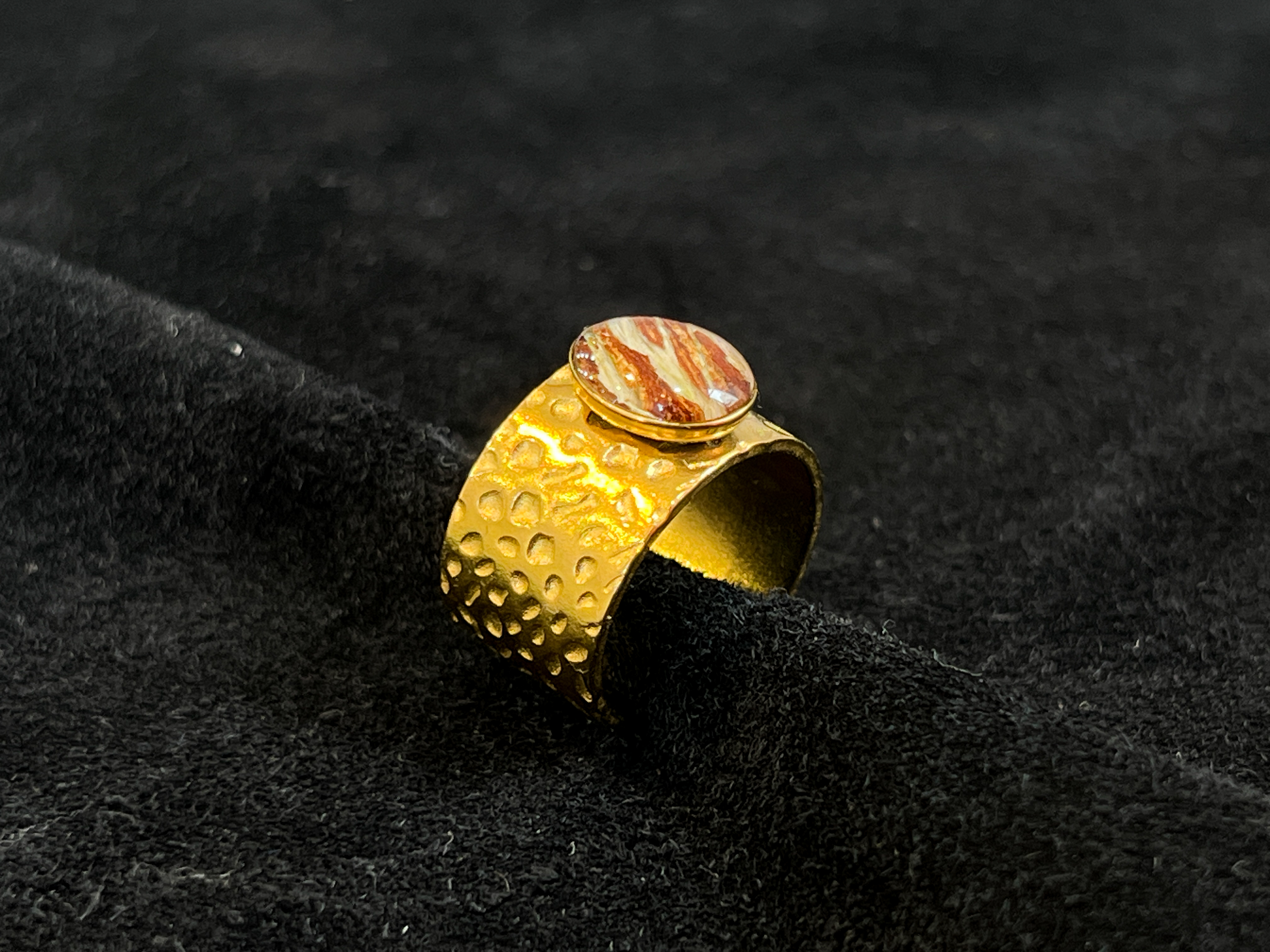 The Lovely Rings｜樹皮 不鏽鋼戒指