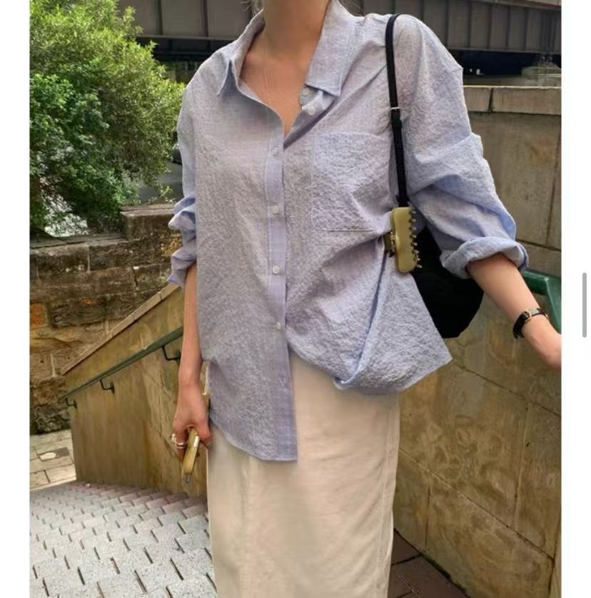 211 正韓小格紋襯衫