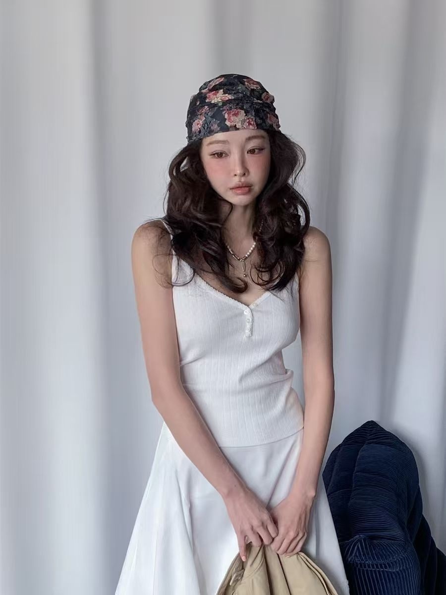 652 正韓純慾棉質細肩背心