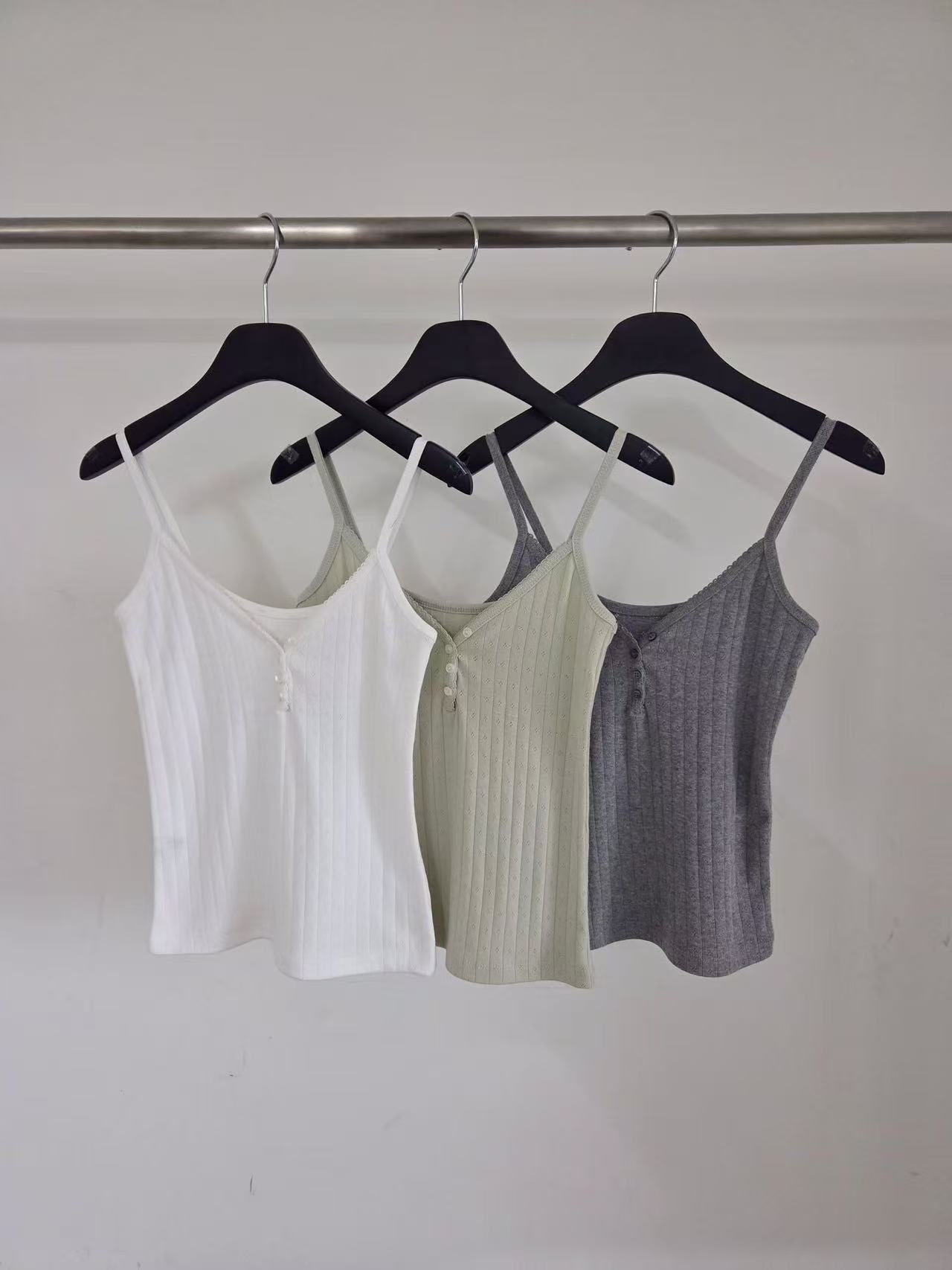 652 正韓純慾棉質細肩背心