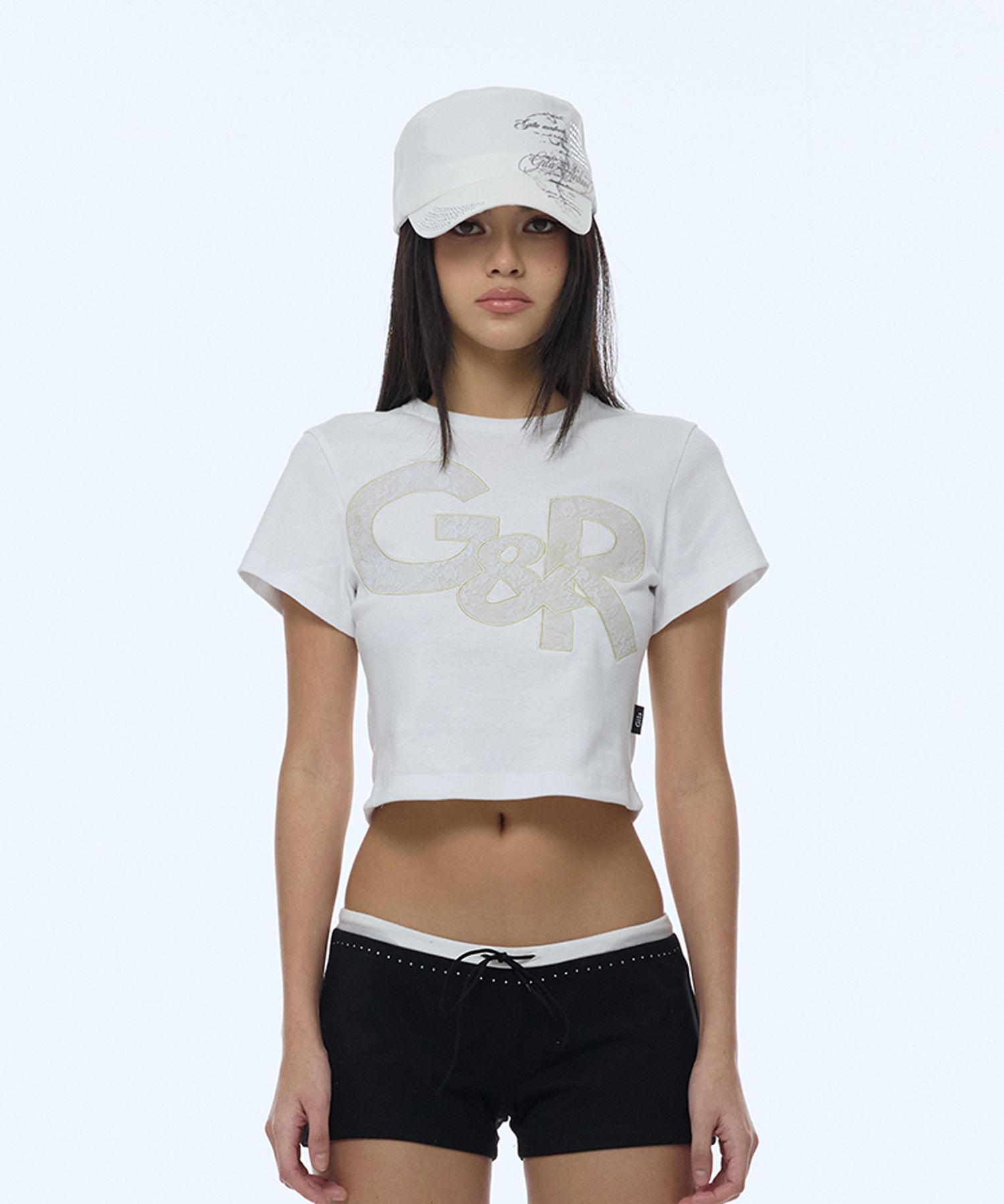 GILAARCHIVE G&R Logo 短版上衣 GL26SUTP22WH